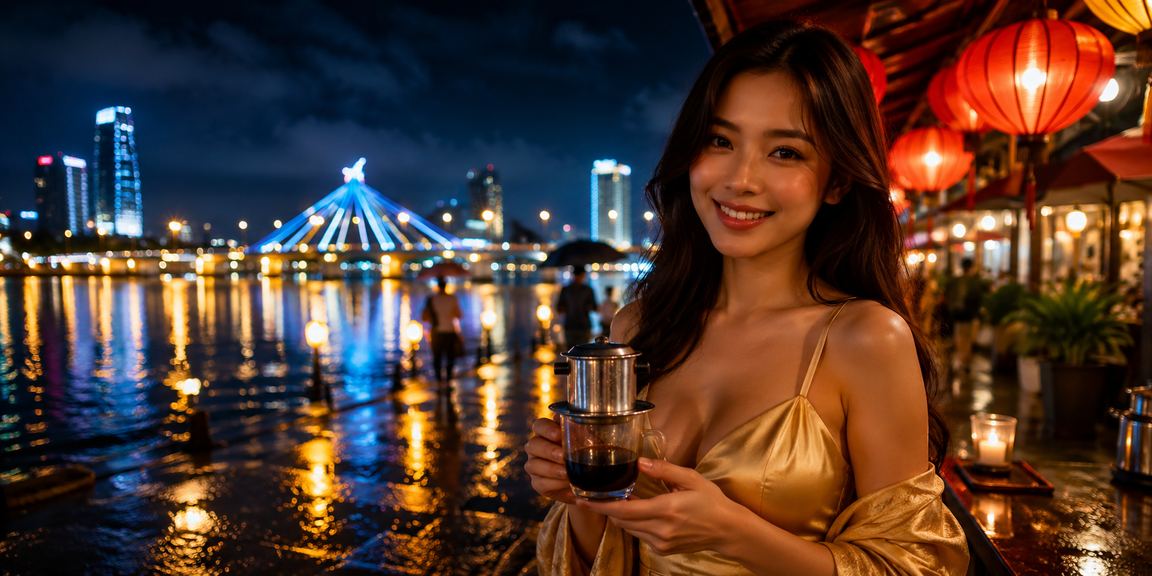 Người dùng Việt Nam xem lại điều khoản sử dụng nền tảng nuoilo trên điện thoại bên tách cà phê