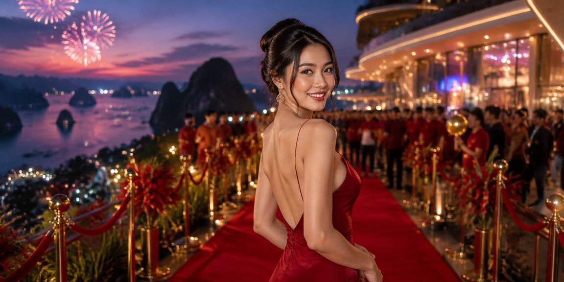 Không khí lễ hội Tết tại Hạ Long với người dân tham gia các hoạt động giải trí và cá cược truyền thống