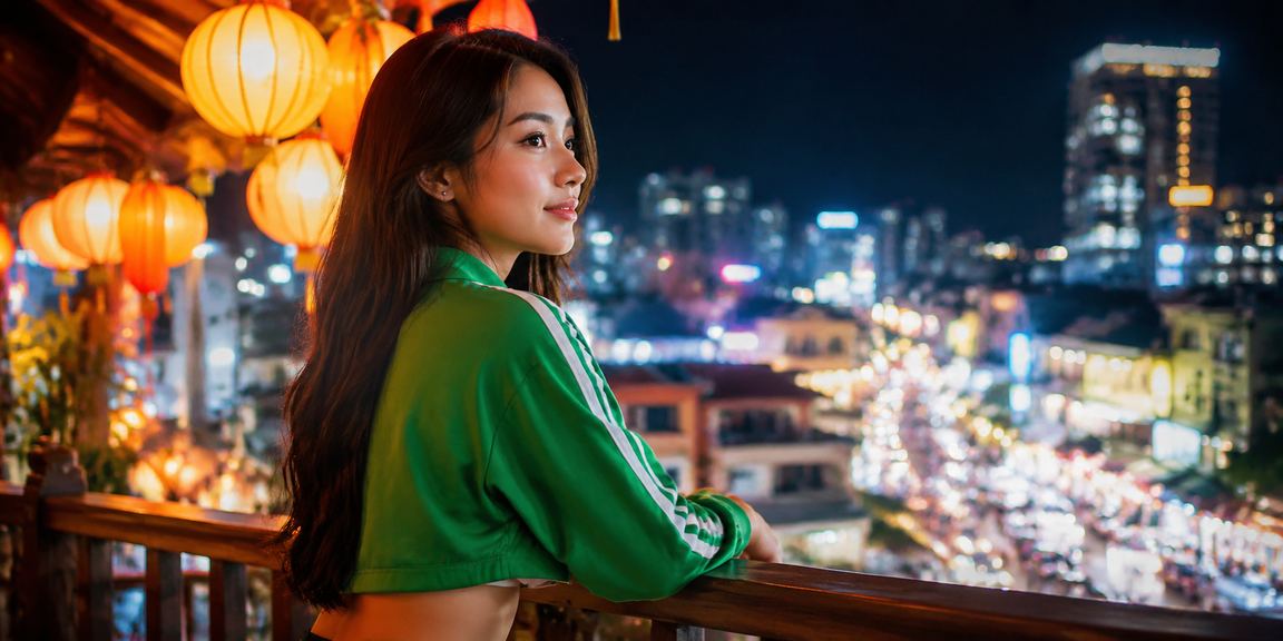 Không khí sôi động tại Hội An về đêm, nơi người dùng theo dõi kết quả cá cược thể thao và casino trực tuyến