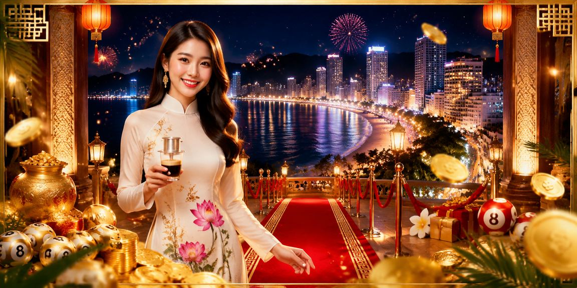 Người dùng Nha Trang ngồi cà phê buổi sáng, mở điện thoại đọc phân tích kèo thể thao